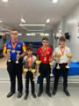 Finalistas del XIII Campeonato de España de Billar Libre Sub-15